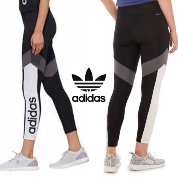 adidas | Pants u0026 Jumpsuits | Adidas Aeroready Color Block Athletic Leggings  | Poshmark